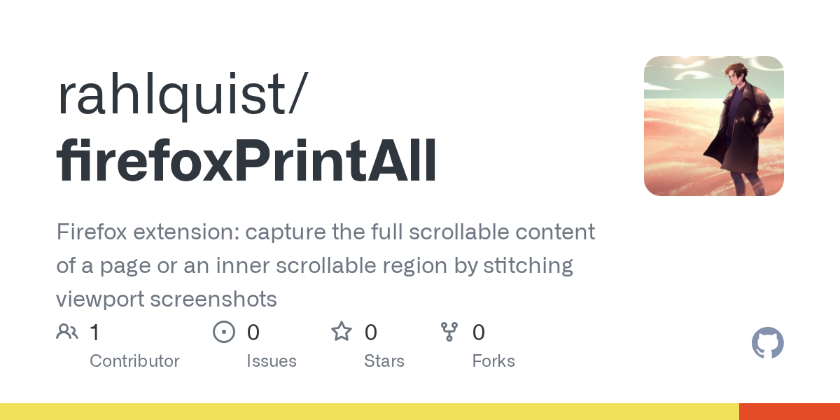 firefoxPrintAll: full-page captures of pages that refuse to scroll