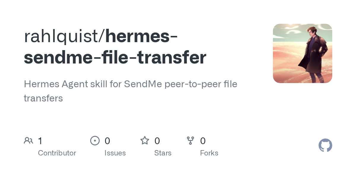hermes-sendme-file-transfer: teaching an AI agent to move files peer-to-peer