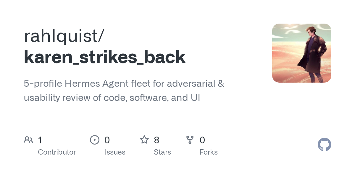 karen_strikes_back: a five-persona review pod that tears your repo apart