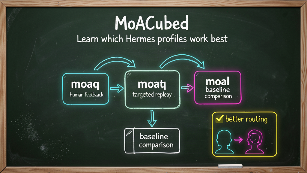 MoACubed: teaching Hermes which profiles actually work