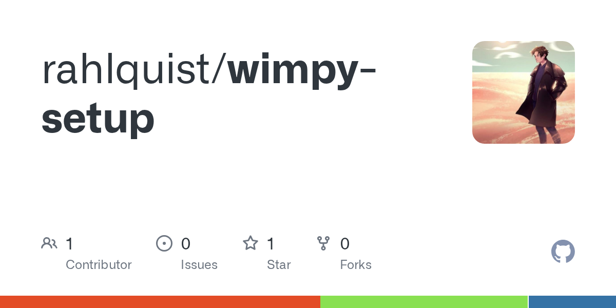 wimpy-setup: a dual-GPU inference box you can rebuild from scripts